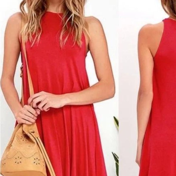 Lulus Red Dress XS - Picture 4 of 5